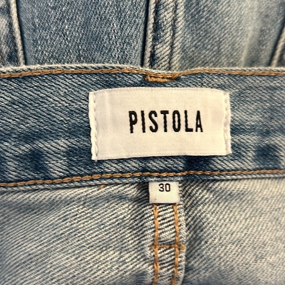 Pistola High Rise Distressed Straight Jeans Size 30 - Picture 6 of 7